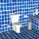 Blue bathroom escape