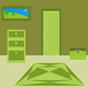 Greenish room