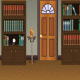 Mysterious library escape