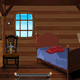 Wooden attic escape