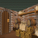 Wooden hall escape