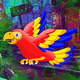 G4k colorful parrot escape